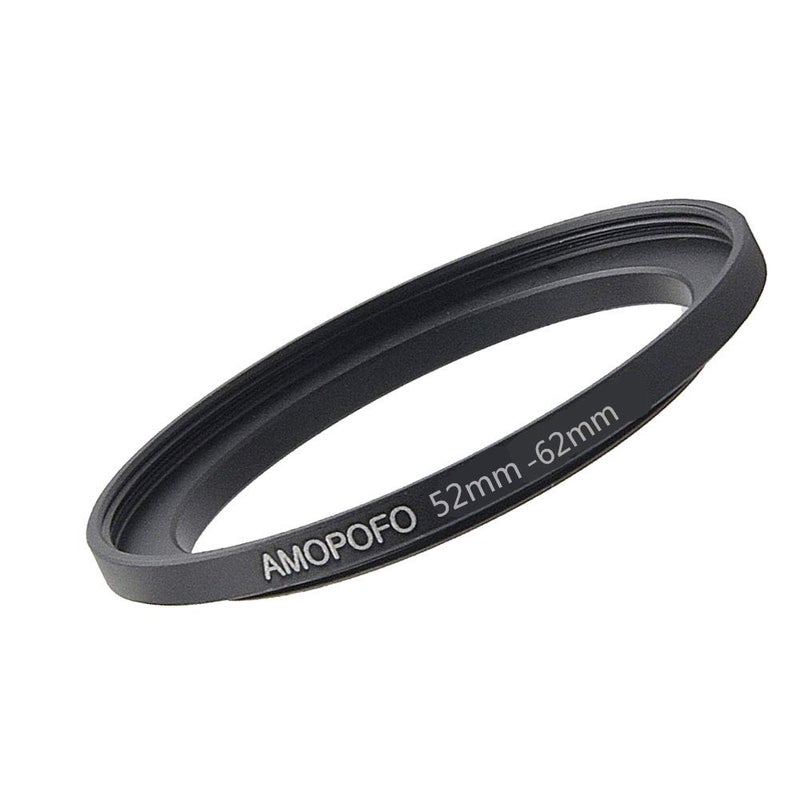 Amopofo 52 to 62mm /52mm to 62mm Step Up Ring Filter Adapter for UV,ND,CPL,Metal Step Up Ring,Compatible with All 52mm Camera Lenses & 62mm Accessories - Image 3